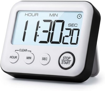 Digitaler Küchentimer & Stoppuhr Magnetisch, Eieruhr Kurzzeitwecker mit Großem