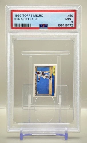 Ken Griffey Jr. 1992 Topps Micro #50 -  PSA 9 MINT