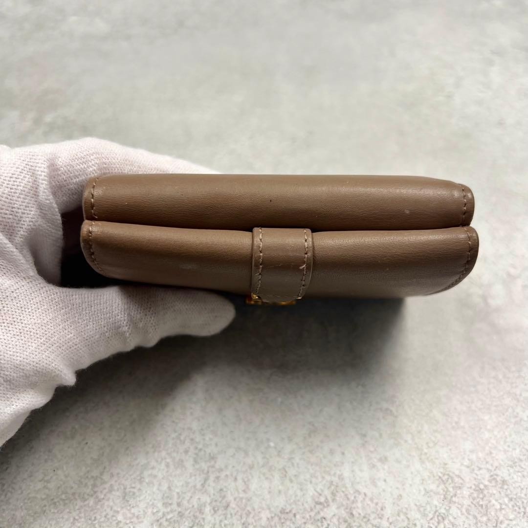 Yves Saint Laurent Wallet Women's Fold Card Case Leather BA Condition Japan thumbnail 6