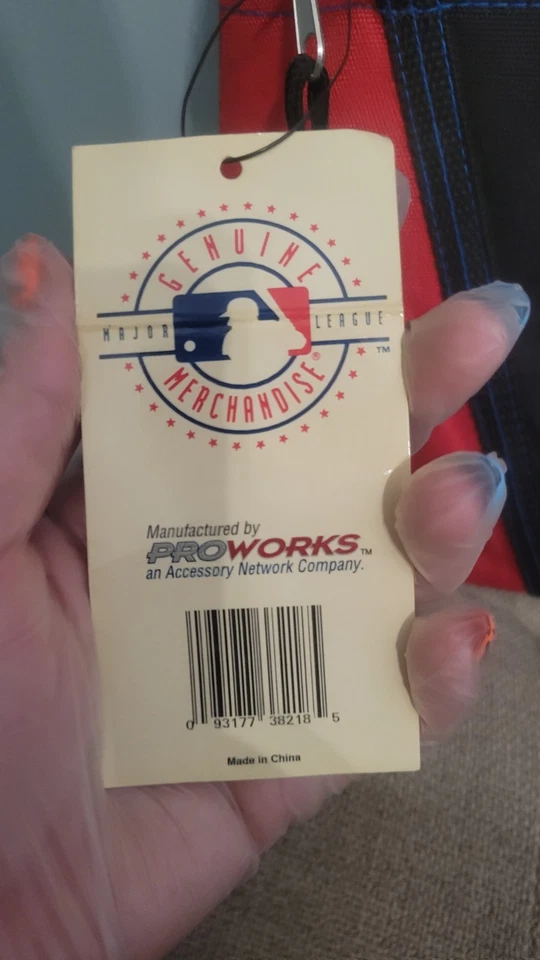 Vintage Philadelphia Phillies MLB Backpack by ProWorks Red Black NWT 90s - Image 2 of 4