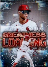 2025 Bowman Chrome Greatness Loading JJ Wetherholt STL Cardinals #GL-17