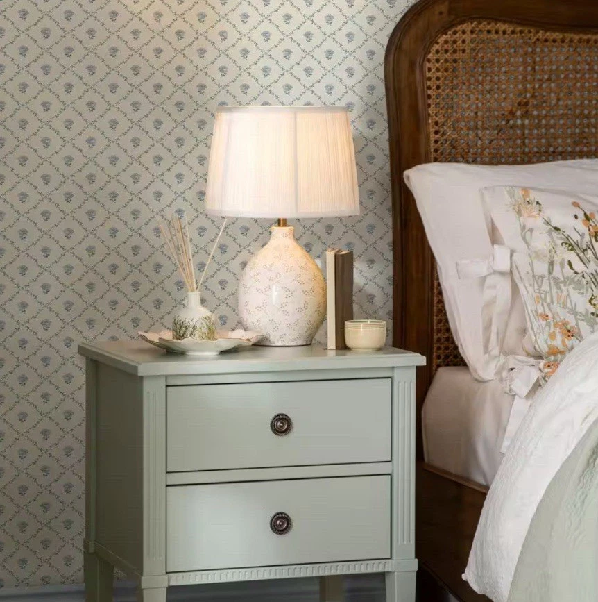 Kate Pale Seaspray Blue Wallpaper By Laura Ashley. Pattern N 122745. BN:009 - Image 3 of 4