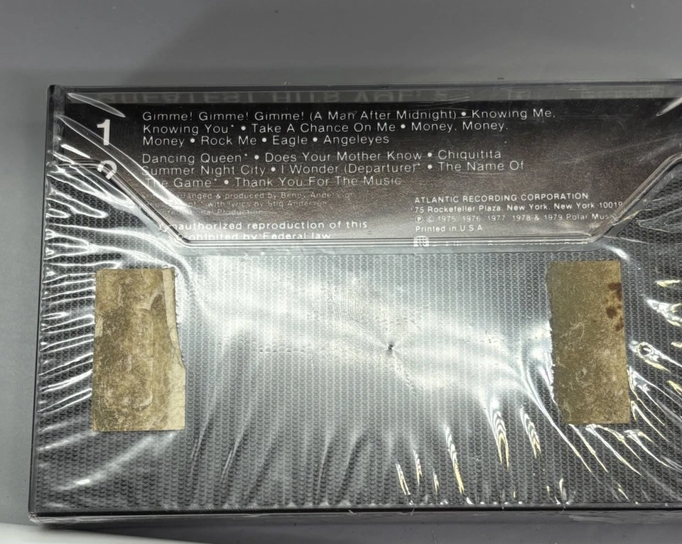 ABBA Greatest Hits Volume 2 Cassette Tape Atlantic 1979 CS 16009 Sealed New - Image 3 of 4