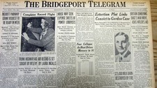 1935 newspaper LAURA INGALLS 1st WOMAN AVIATOR FLY SOLO non-stop EAST to WEST US