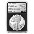 2022-S Proof $1 American Silver Eagle NGC PF70UC ER ALS Label Retro Core