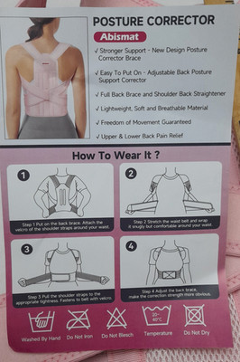 NEW~Back Brace Posture Corrector for Women, Adjustable Shoulder Straightener