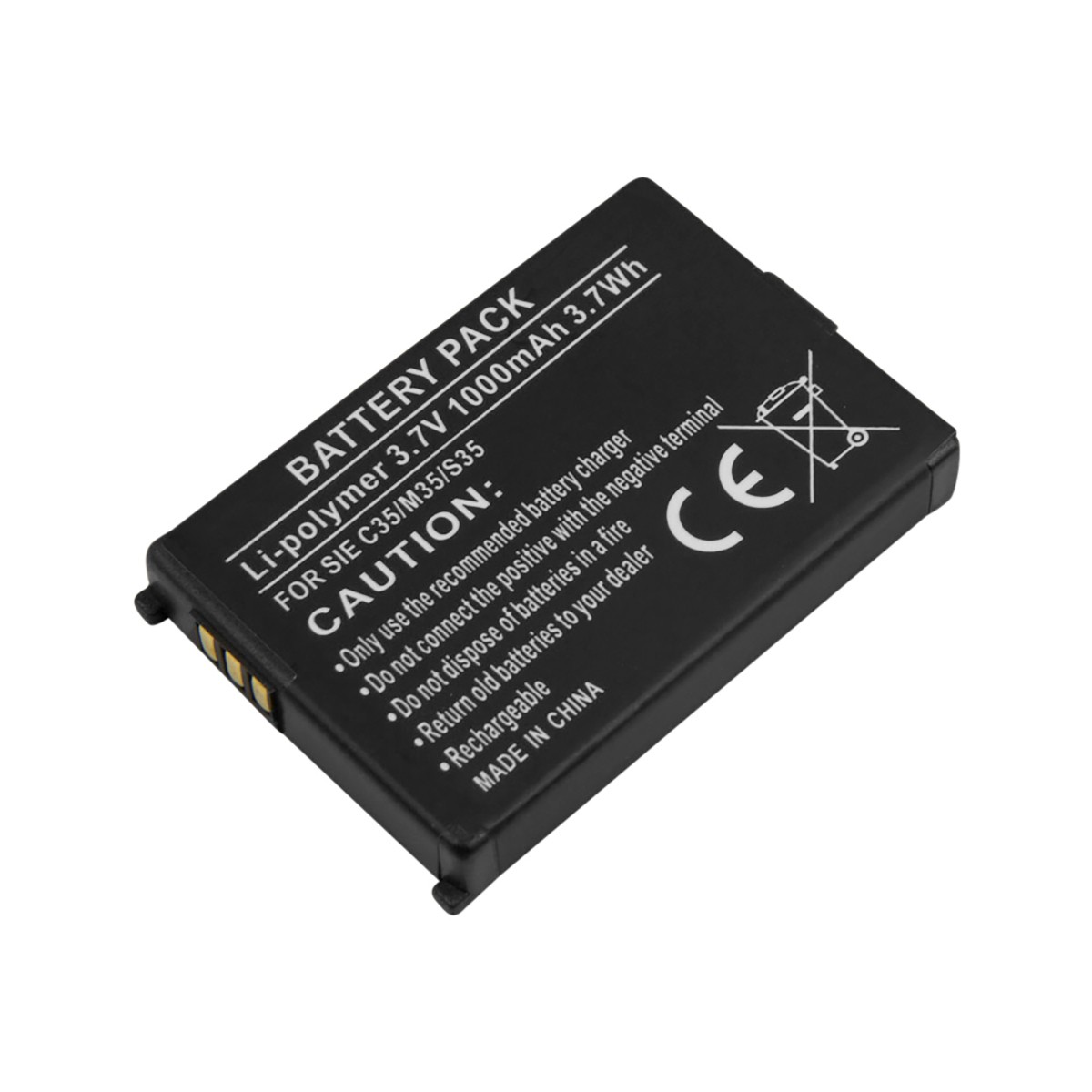 Batterie Siemens M35 haute capacité 1000mAh Li-Polymer légère et fine par Avizar