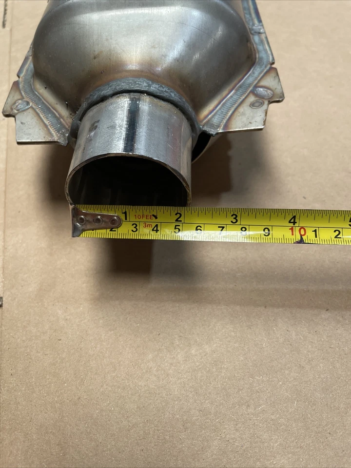 NEW No Box Walker CalCat Universal Catalytic Converter 2" IN/OUT #616155 - Image 2 of 4
