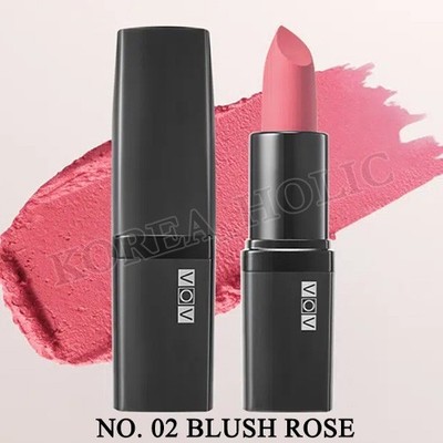 VOV Cashmere Lipstick 3g #02 Blush Rose Lipstick Korean Make Up Cosmetics NEW