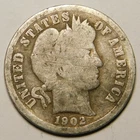 1902 O Barber Dime VG-Details 90% Silver  "Actual Coin Pictured- Not Cleaned"
