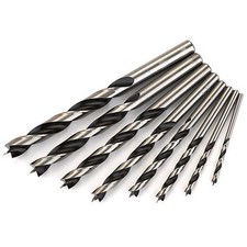 Fisch 8-piece Metric Chrome Vanadium Brad Point Bit Set
