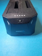 Base de disco duro externo Sabrent USB 3.0 a SATA I/II/III de doble bahía *sin cables