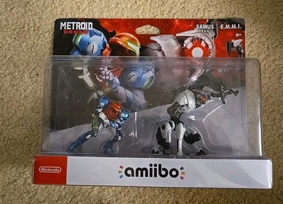 Metroid Dread Amiibo - Samus & EMMI Set E.M.M.I - Figures Brand New Sealed