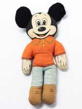 Vintage KNICKERBOCKER 1975 Mickey Mouse Mini Plush Doll Toy