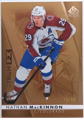 2022-23 SP Authentic Spectrum FX Gold Nathan Mackinnon /50 Colorado Avalanche