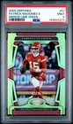 2025 PANINI CERTIFIED MIRROR LIME GREEN #51 PATRICK MAHOMES II 11/15 PSA 9