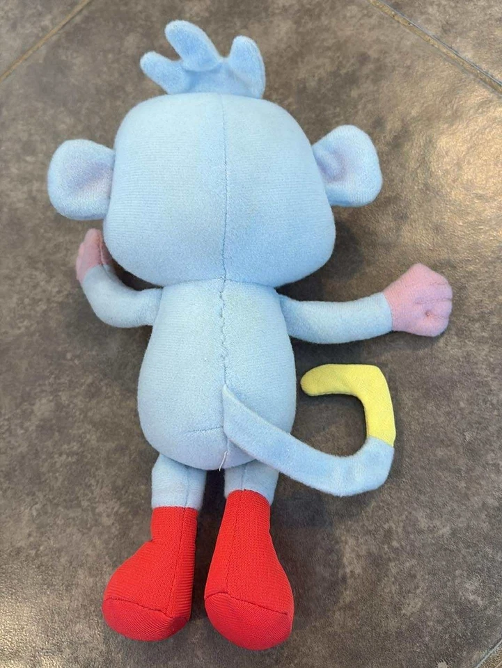 Vintage 2001 Dora the Explorer BOOTS the Monkey Plush Stuffed Toy 8" no tag - Image 2 of 2