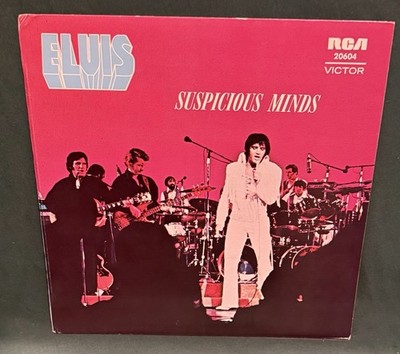 Elvis Presley RCA 20604 Suspicious Minds EP Australia MINT Orange