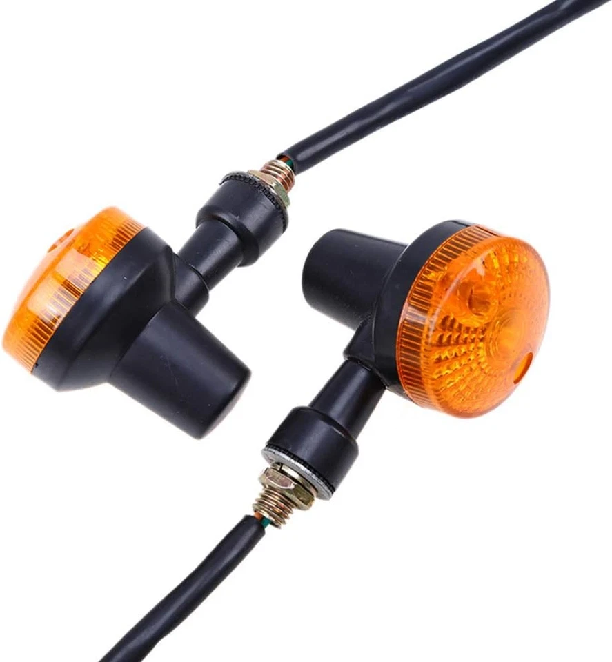 4pcs Indicateurs de Moto Clignotants 12V Étanche Universel pour GN125 Moto - Photo 3/4