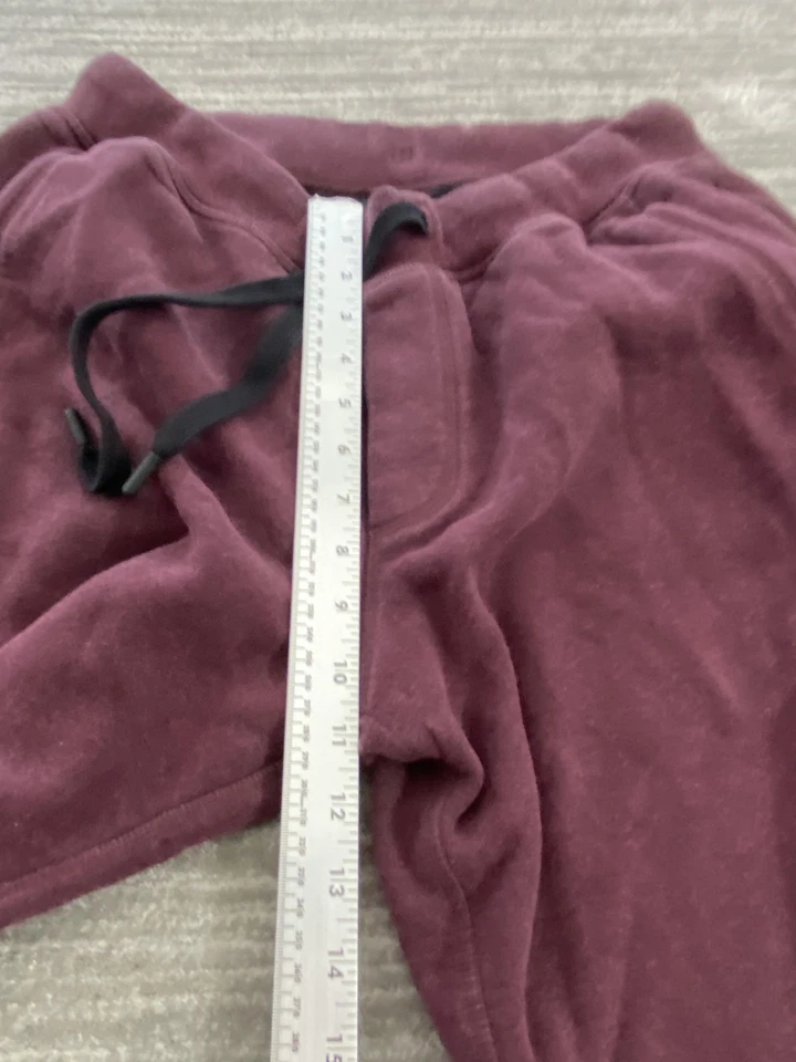 Pantalones deportivos Lululemon para hombre grandes granate polar salón bolsillos de pierna recta Foto 4 de 4