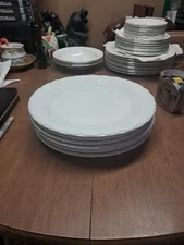 6 Tabletops Unlimited Versailles 10-3/4" Dinner Plate Euc Bin 50