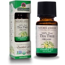 Nature  s Answer USDA Organic Tea Tree Essential Oil, 100 Pure  Natural
