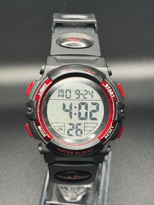 SKMEI Men LED Watches Watch Outdoor Digital Wristwatch Sports Black With Red