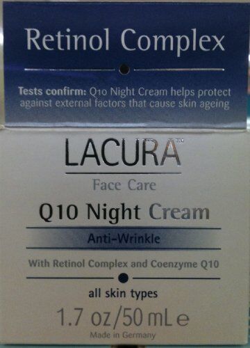 LaCura Face Care Q10 Night Cream Anti-Wrinkle with Retinol & Co-Enzyme 50ml - Picture 1 of 2