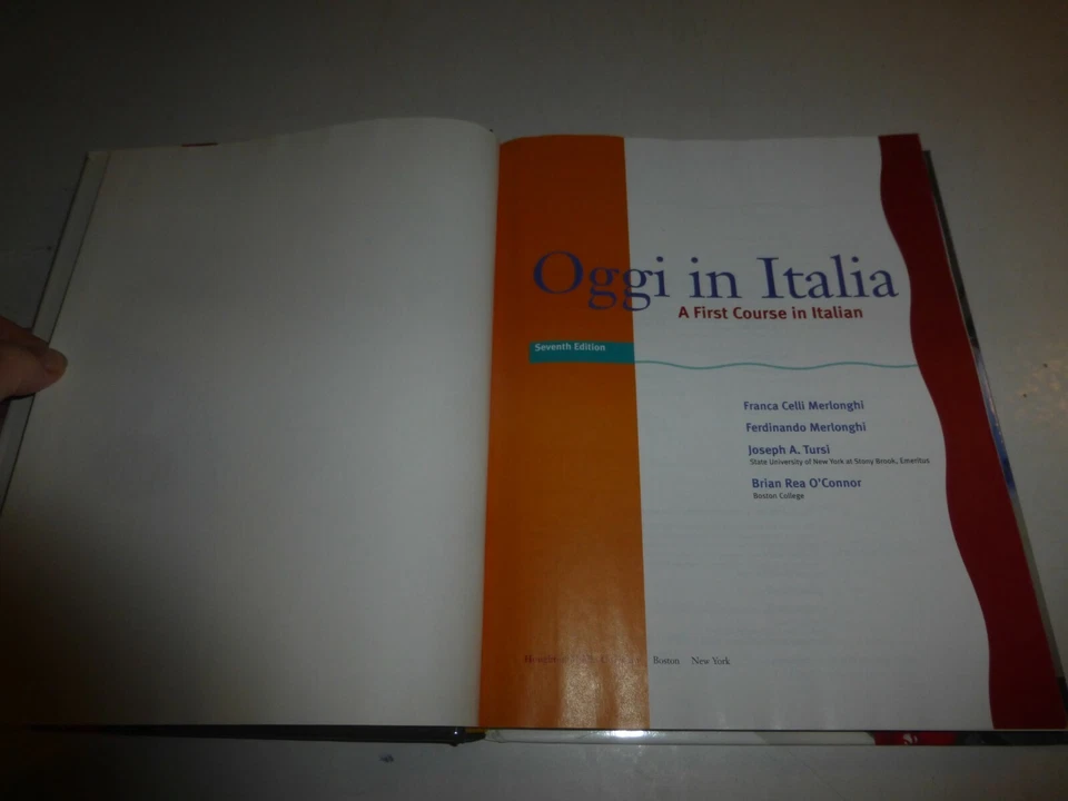 Oggi In Italia A First Course In Italian by Franca Celli Merlonghi, HB, 2002,341 - Image 4 of 4