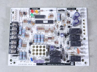 Nordyne 1170-300 Furnace Control Circuit Board 624790-A