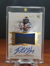 2019 Panini Flawless Darrell Henderson 25/25 Rookie Patch Auto