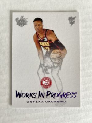 2020-21 Panini Court Kings,  Works In Progress  RC, # d/49, Onyeka Okongwu #12