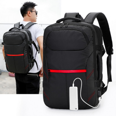 AU Fashion Men Large School Backpack 16'' Laptop Students Travel Bag With USB
