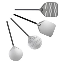12 14 16 INCH Perforated Aluminum Pizza Peel w/ Removable Handle Pizza Paddle