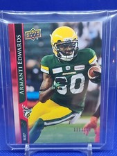 2020 2021 Upper Deck CFL Football Red Exclusive Armandi Edwards Edmonton Elks