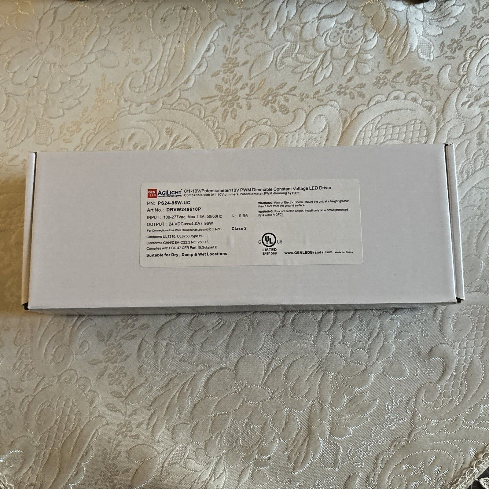 PS24-96W-UC Agilight Dimmable Constant Voltage LED Driver