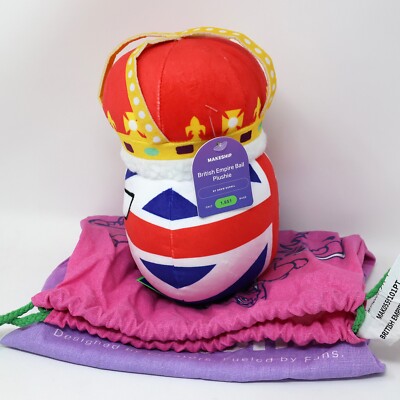 Peluche Makeship British Empire – Country Ball Di Drew Durnil – Edizione Limitata 1/1.651 – Giugno 2024