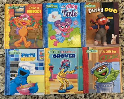 SESAME STREET Lot of 6 Hardback Books For Me Reader System - BOOKS ONLY - GUC