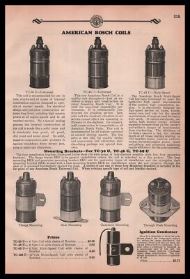 1931 American Universal Multi-Speed Bosch Coils And Ignition Condensers Print Ad