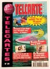 Telecarte n.28 Settembre 1998  SOLO RIVISTA (in francese) - schede telefoniche