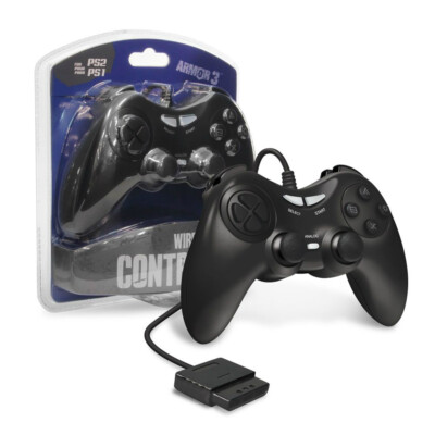 Armor3  PlayStation 2 Wired Game Controller for PS2 - Black