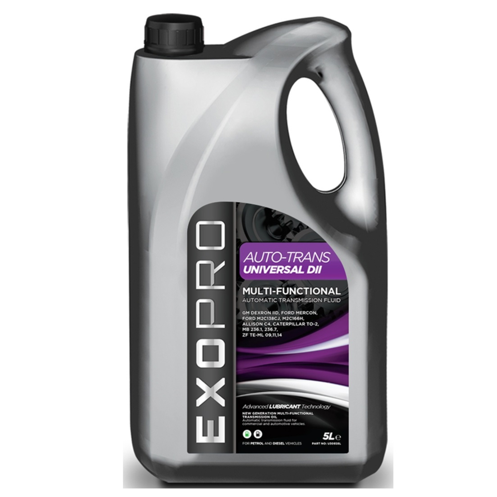 EXOPRO Automatic Transmission Fluids Universal DII Multi-Functional 5 Litre