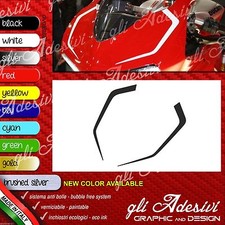 Stickers Series Compatible DUCATI Panigale Windshield No Logo A2