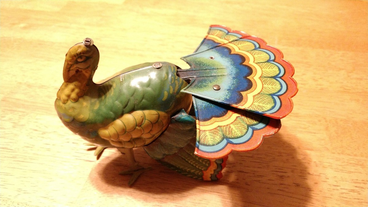 TURKEY-TIN WIND-UP TOY - US Zone Germany | eBay