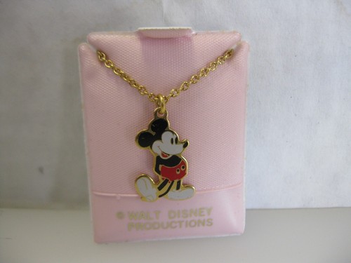 Walt Disney Productions Disney Child's Enameled Necklace Choice of Character - Picture 10 of 30
