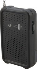 NEW GPX R055B Portable AM/FM Radio Built-in Speaker Earbuds Included