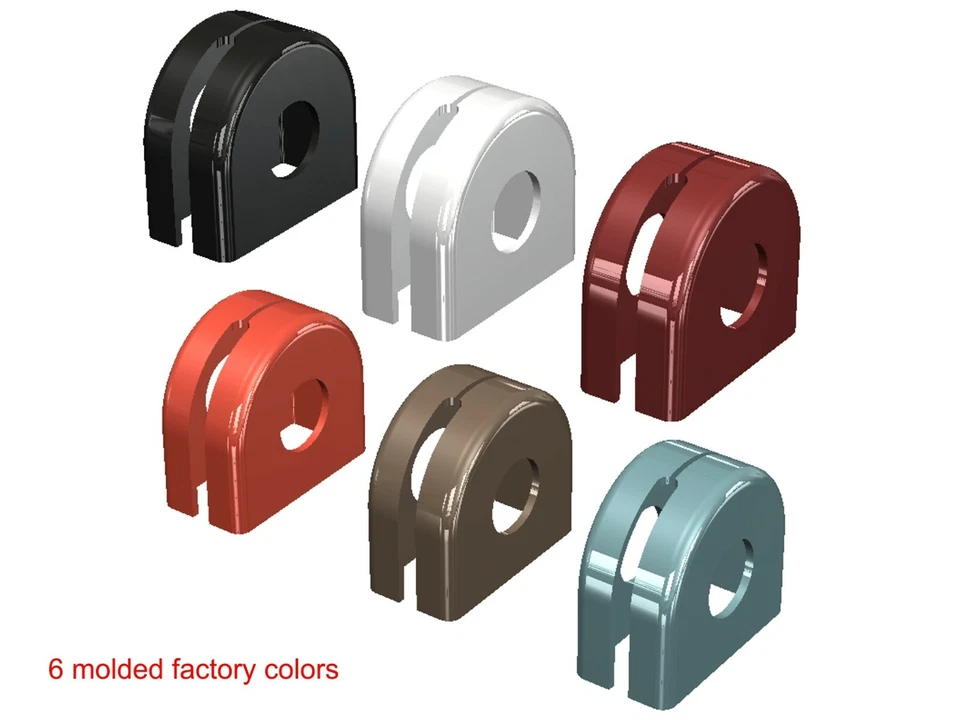 Seat Hinge Covers - Set of 4 - Studebaker Avanti Avanti II 63 to 85 - NEW ITEM! - Image 3 of 4