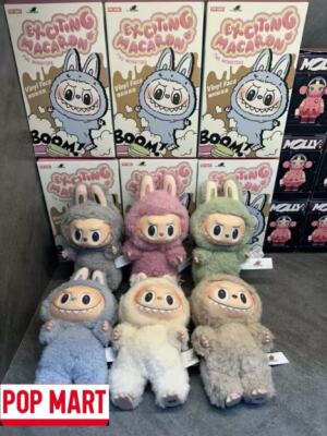 ぬいぐるみ THE MONSTERS Labubu Exciting Macaron Labubus Originales Popmart the Monsters Exciting Macaron