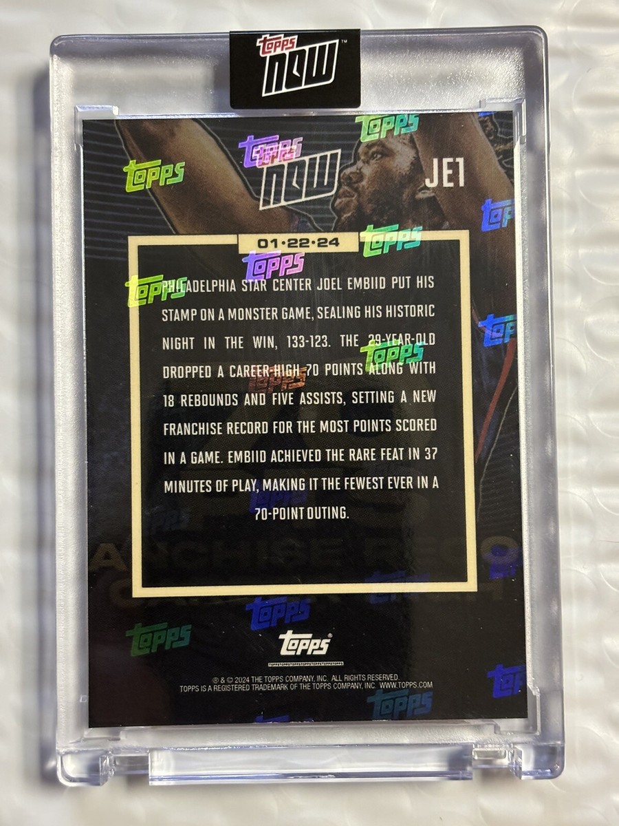 2022-23 Panini RECON JOEL EMBIID 5シリ ラスト 2023-24 Panini
