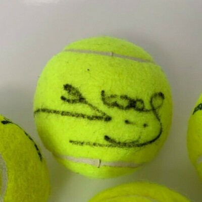 Jo-Wilfried Tsonga (France) signed Wilson tennis ball+ COA/Photo Proof